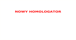 Desktop Screenshot of homologacja.czakram.pl